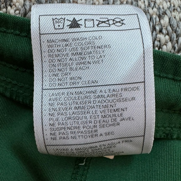 NIKE Youth Grass Green Running Leggings Pants - Size Large (Possible Youth XL) - Picture 5 of 10